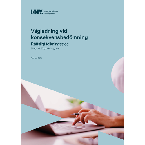 Framsidan av Vägledning vid konsekvensbedömning – Rättsligt tolkningsstöd